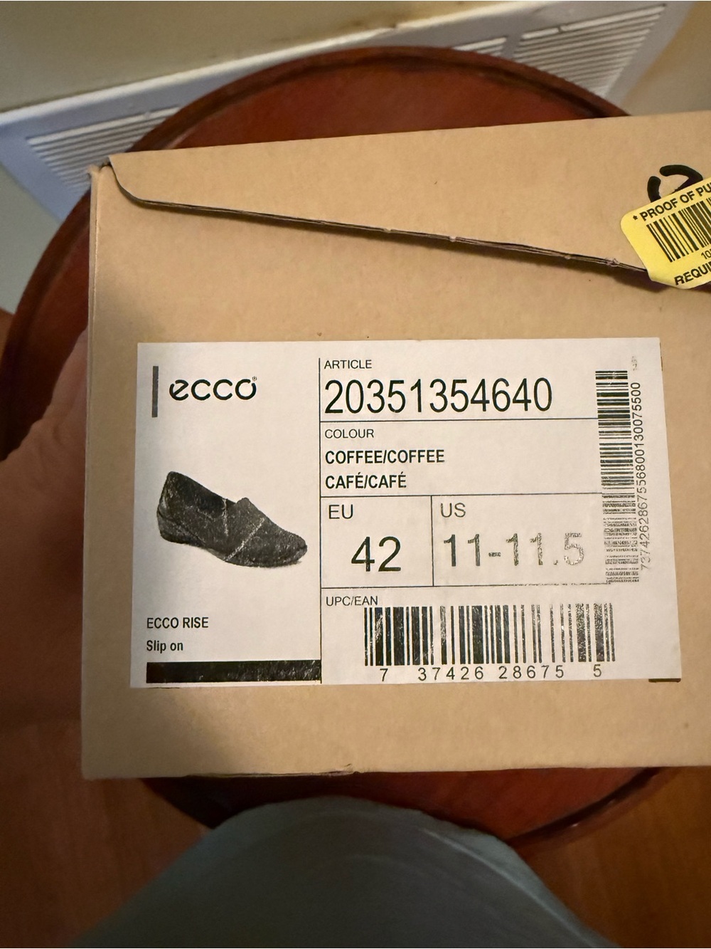 Ecco Women’s Rise Slip-On Loafers in Coffee Brown